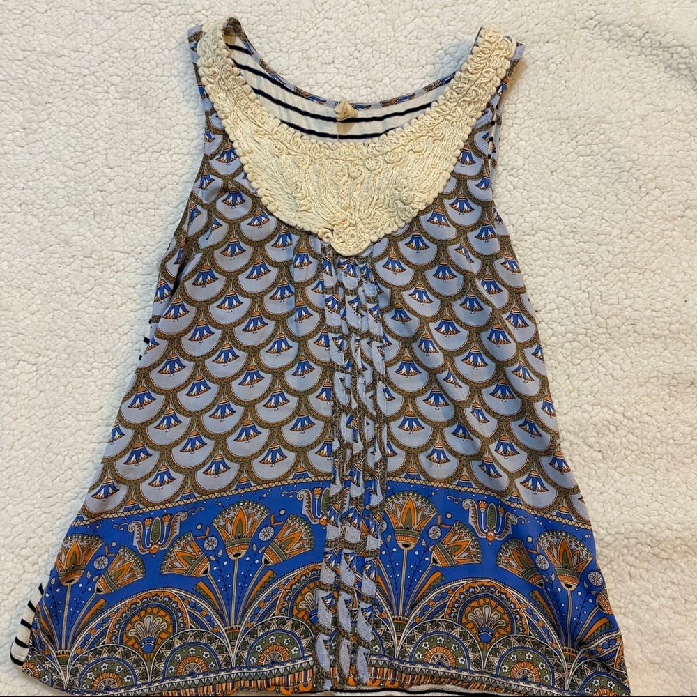 EUC TINY (anthropology) tank xs